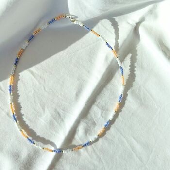 Multi Coloured Beaded Choker Necklace, 3 of 3