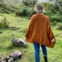 The Hazel Knitted Cardigan In Chestnut, thumbnail 4 of 4