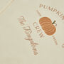 Personalised Ecru Pumpkin Picking Crew Adult Sweatshirt, thumbnail 2 of 4