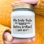 Personalised Fucking Brilliant Funny Uplifting Candle, thumbnail 1 of 9