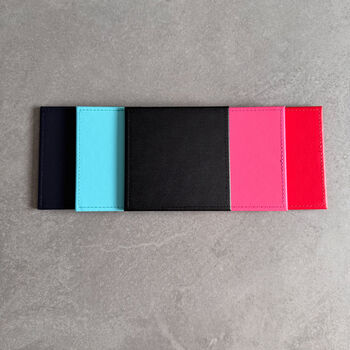 Personalised Favourite Drink Leather Coaster – Gift For Him Or Her, 7 of 9