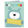 Mini Baby Boy Bear Card, thumbnail 2 of 4