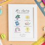 Thank You So Much Teacher Print Personalised Teacher Gift, thumbnail 1 of 7