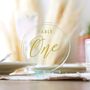 Personalised Round Acrylic Wedding Table Number, thumbnail 2 of 3