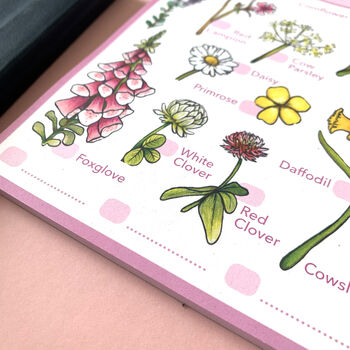 Wildflowers Spotting Journal Notepad, 5 of 11