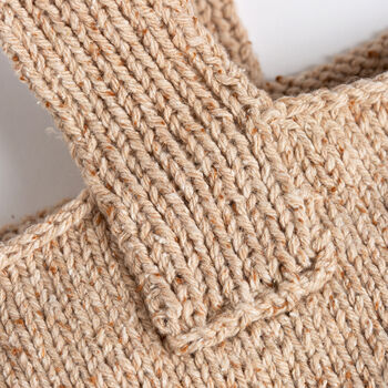 Slogan Tote Bag Easy Knitting Kit, 4 of 8