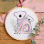 Koala Embroidery Kit, thumbnail 3 of 6