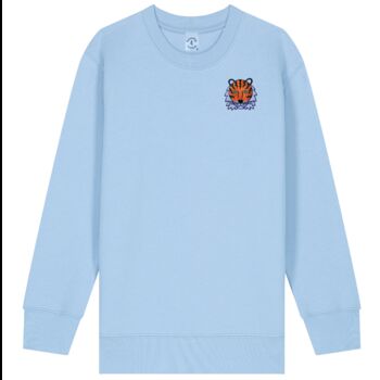 Childrens Organic Cotton Tiger Sweatshirt, 9 of 12