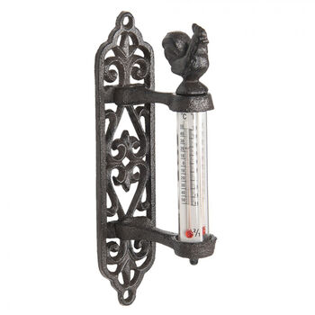 Rooster Cast Iron Thermometer, 2 of 6