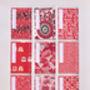 Japanese Washi Notepad Reds, thumbnail 6 of 6