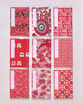 Japanese Washi Notepad Reds, 6 of 6