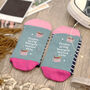 Personalised Bring Mulled Wine Socks, thumbnail 1 of 3