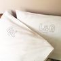 Embroidered Couples Initial Pillowcase Set, thumbnail 1 of 4