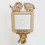 Personalised Safari Animal Light Switch Cover, thumbnail 3 of 6