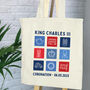 King Charles Coronation London Landmarks Tote Bag, thumbnail 1 of 2