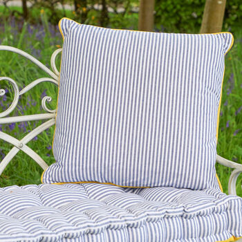 Riviera Stripe Garden Cushion Collection, 6 of 8