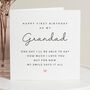 First Birthday Card For Grandad From Baby, thumbnail 1 of 7