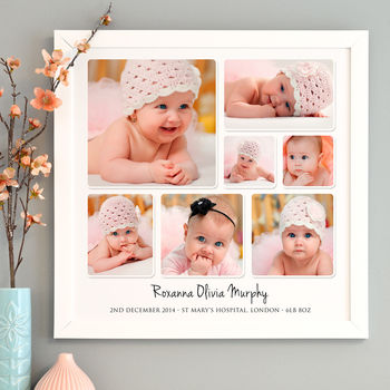 Personalised Baby Photo Collage, 5 of 6