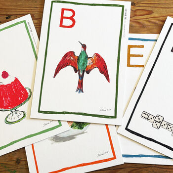 'E' For Elephant Alphabet Limited Edition Print, 3 of 6