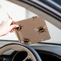 Disabled Blue Badge Permit Holder Bees Fabric Wallet, thumbnail 3 of 6