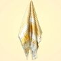 Hammam Yellow Striped Cotton Towel, thumbnail 1 of 4