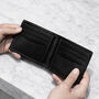 Men's Rfid Full Grain Oiled Leather Bifold Wallet, thumbnail 4 of 5