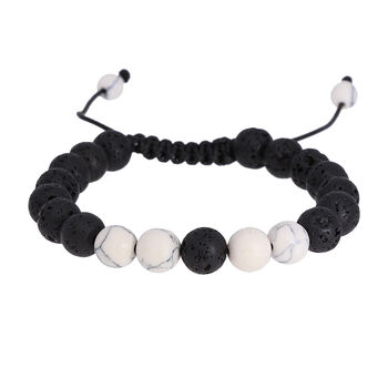 Chakra Lava Rock Adjustable Bracelet Gift For Her And Him, 4 of 5