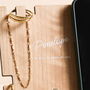 Personalised Women's Name Wooden Accessory Stand, thumbnail 4 of 4