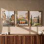 Set Of Three Rome, Italy Watercolour Art Prints, thumbnail 1 of 8
