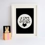 'I Love You To The Moon And Back' French Print, thumbnail 1 of 4