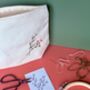 Embroidered Accessories Bag Kit, thumbnail 5 of 5