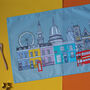 London Skyline Tea Towel, thumbnail 1 of 3