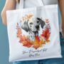 Personalised Dog Autumn Wreath Tote Bags, thumbnail 12 of 12