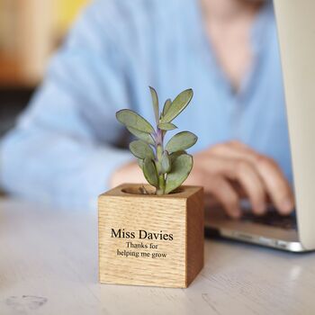 Personalised Micro Plant Pot For Mum, 5 of 10