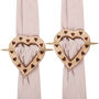 Set Of Two Heart Curtain Tie Backs, thumbnail 2 of 5