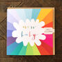 Colourful New Baby Card, thumbnail 4 of 5