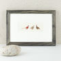 Three Game Birds Hand Finished Art Print Small, thumbnail 4 of 5