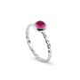 October Birthstone Ring With Pink Tourmaline, thumbnail 1 of 2