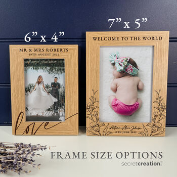 Personalised Family Portrait Picture Frame, 3 of 11