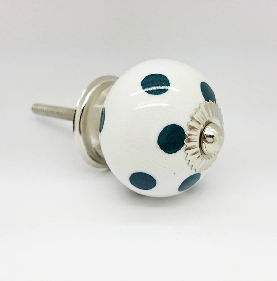 dark green ceramic door knobs cupboard drawer handle by g decor