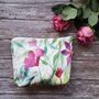 Bespoke Handmade Floral Cosmetic Bag, thumbnail 3 of 5