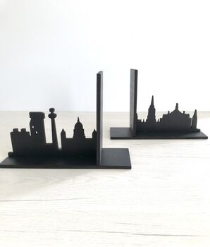 Oxford Skyline Modern Bookends, 3 of 3