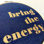 ‘ Bring The Energy ‘ Gymnastics Wall Hanging, thumbnail 1 of 2