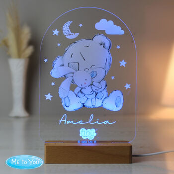 Personalised Tiny Tatty Teddy Night Light, 7 of 11