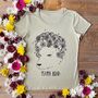 Mama Bear Flowers Women's Organic T Shirt, thumbnail 1 of 4
