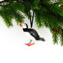 Common Puffin Wooden Hanging Decoration, thumbnail 1 of 5