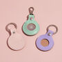 Personalised Leather Air Tag Keyring, thumbnail 1 of 7