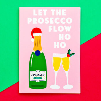 Prosecco Christmas Card, 3 of 4