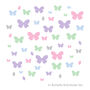 Childrens Butterfly Flutter Wall Stickers Set, thumbnail 3 of 5