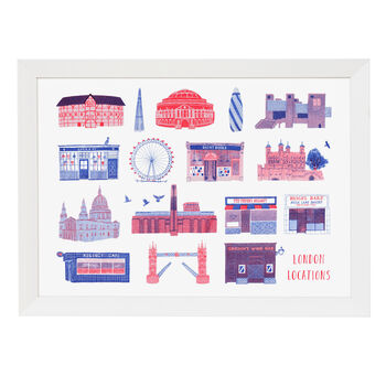 London Locations Risograph Print, 5 of 5